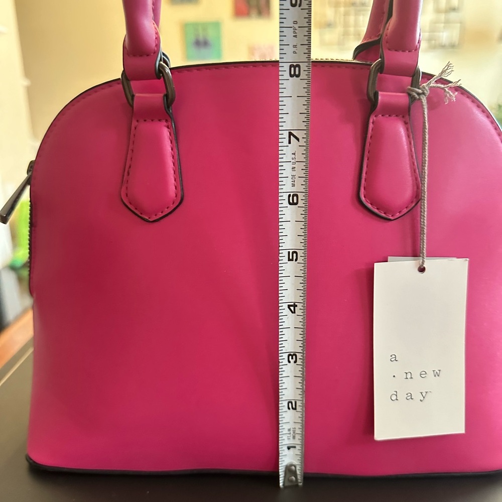 A New Day fuchsia pink women's satchel NWT - Picture 3 of 3